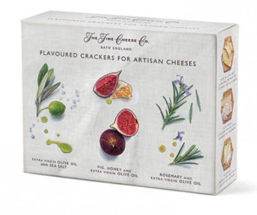 Flavoured Crackers For Artisan Cheese Selection Box